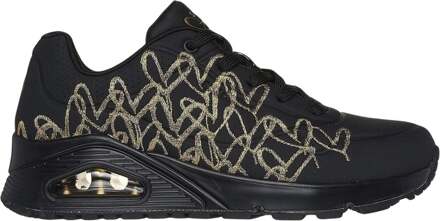 Skechers Uno - Golden Heart 177975/BKGD Zwart-39 maat 39