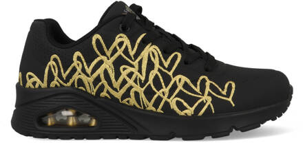 Skechers Uno - Golden Heart 177975/BKGD Zwart-41 maat 41