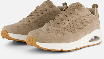 Skechers Uno Heren Sneakers - Bruin - Maat 40