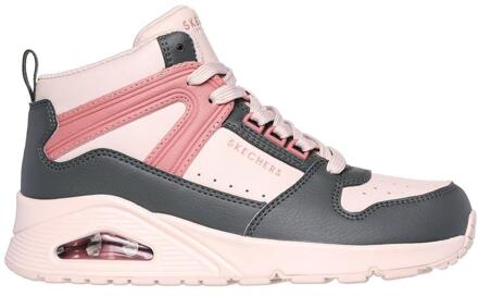 Skechers Uno-High Regards 177099/NTMT Beige / Grijs / Roze-38 maat 38