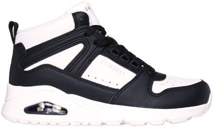 Skechers Uno-High Regards 177099/WBK Wit / Zwart maat