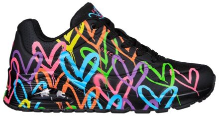 Skechers Uno Highlight Love 177981/BKMT Zwart maat