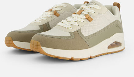 Skechers Uno Layover Sneakers beige Textiel - 40,41,43,44,45,48.5