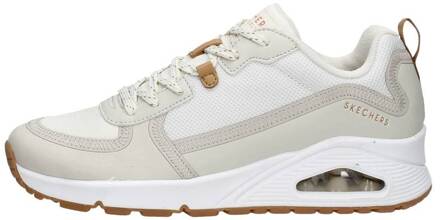 Skechers Uno - Layover Sneakers Dames off white - bruin - 37