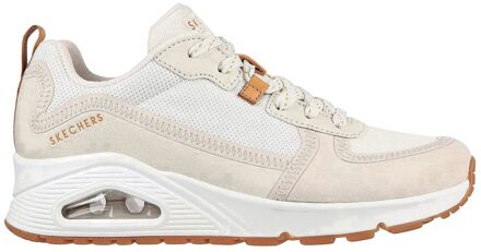 Skechers Uno - Layover Sneakers Dames off white - bruin - 41