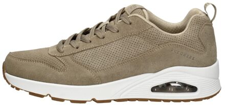 Skechers Uno Leather Stand On Air Sneakers Heren bruin - 46