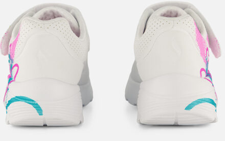 Skechers Uno Lite Graffiti Hearts wit Synthetisch - 28,29,30,31,32,33,34,35