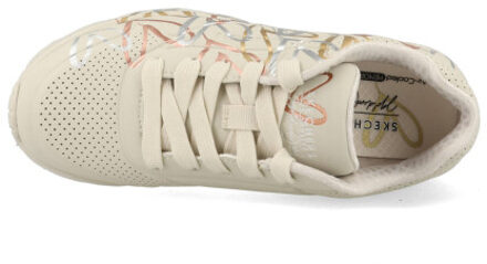 Skechers Uno lite metallic love 314067l/ntmt - maat 30 Wit