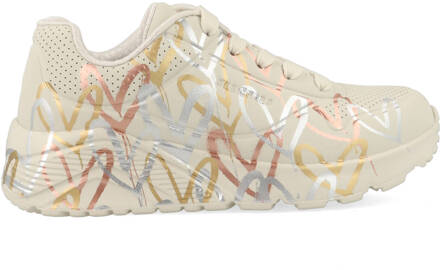 Skechers Uno Lite - Metallic Love 314067L/NTMT Wit-30 maat 30