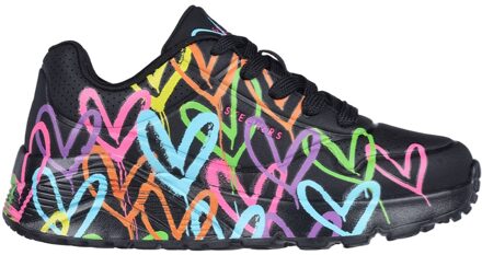 Skechers Uno Lite Spread The Love 314064L/BKMT Zwart maat