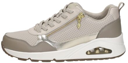 Skechers Uno - Metallic Sliders Beige - 38