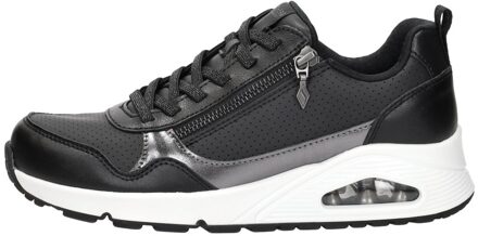Skechers Uno - Metallic Sliders Zwart - 40