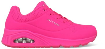 Skechers Uno Neon Nights sneakers roze - Maat 36