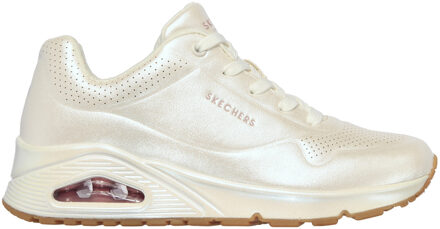 Skechers Uno Pearl Queen dames sneaker - Wit - Maat 38