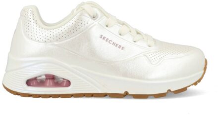 Skechers Uno Pearl Queen dames sneaker - Wit - Maat 41