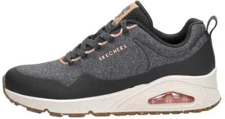 Skechers Uno - Pla-knit Zwart - 37