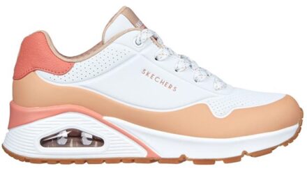 Skechers Uno-Pop Color Fun! 177121/WTAN Wit / Roze maat