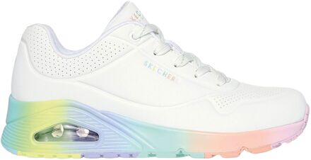 Skechers Uno - Rainbow Souls Sneakers Dames wit - multicolor - 38