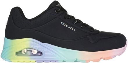 Skechers Uno - Rainbow Souls Sneakers Dames zwart - multicolor - 37