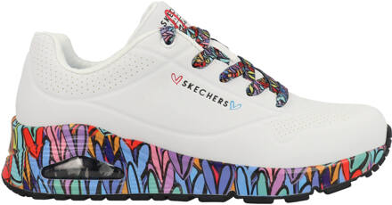 Skechers Uno - Ravaged Love 177918/WMLT Wit-40 maat 40