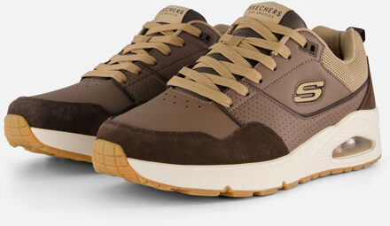 Skechers Uno-Retro One Sneakers bruin Suede - 40,41,42,43,44,45,46,47.5,48.5