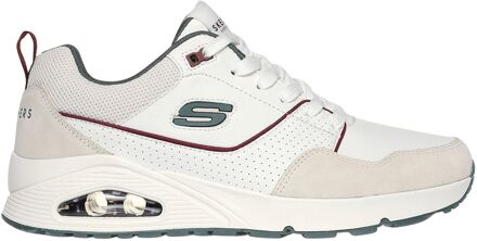 Skechers Uno - Retro One Sneakers Heren wit - beige - rood - grijs - 41