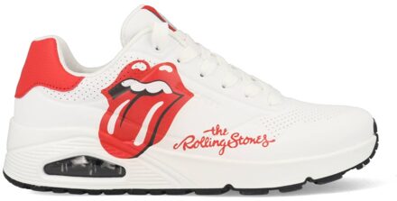 Skechers Uno - Rolling Stones Single! 183102/WRD Wit maat