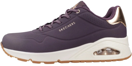 Skechers Uno-Shimmer Away dames sneakers Groen