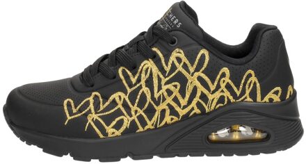 Skechers Uno Shiny One 177142/BKGD Zwart / Goud-37 maat 37