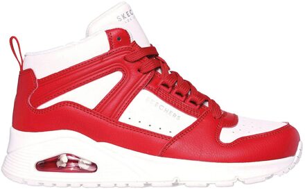 Skechers Uno Sneakers Dames rood - wit - 37