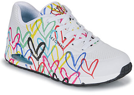 Skechers Uno Spread The Love Sneaker By James Goldcrown  Wit/Multi