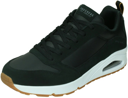 Skechers Uno - Stacre Heren Sneakers - Zwart - Maat 40