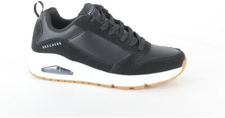 Skechers Uno - Stacre Heren Sneakers - Zwart - Maat 41