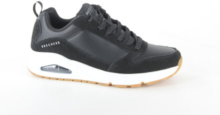 Skechers Uno - Stacre Heren Sneakers - Zwart - Maat 42