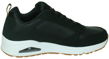 Skechers Uno - Stacre Heren Sneakers - Zwart - Maat 46