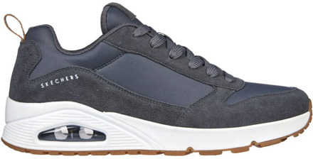 Skechers Uno - Stacre Sneakers Heren grijs - blauw - 41