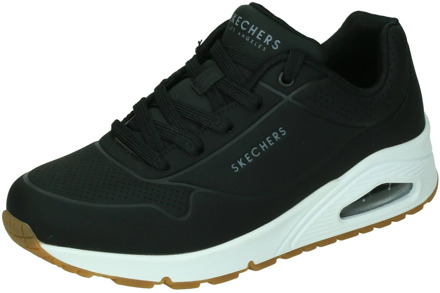 Skechers Uno Stand On Air Dames Sneakers - Black - Maat 38