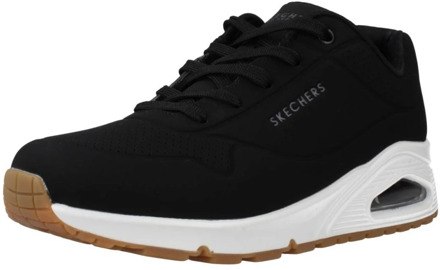 Skechers Uno Stand On Air Dames Sneakers - Black - Maat 39