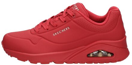 Skechers Uno Stand On Air Dames Sneakers - Rood - Maat 38