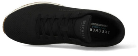 Skechers Uno Stand On Air Heren Sneakers - Zwart/Wit - Maat 46