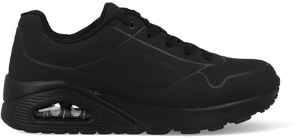 Skechers Uno-Stand On Air Jongens Sneakers - Black/Black - Maat 35