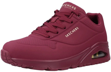 Skechers Uno - Stand On Air Sneakers Dames donker rood - 38