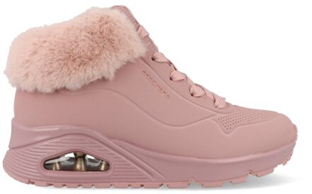 Skechers Uno Veterboot Meisjes Roze