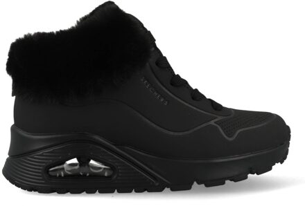 Skechers Uno Veterboot Meisjes Zwart