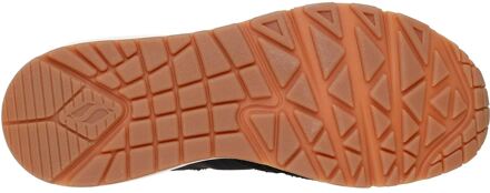 Skechers Uno Vintage Dayz Leren Zwarte Sneakers Voor Dames - EU 42 / UK 8