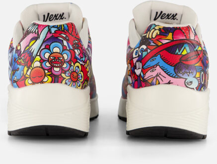 Skechers Vexx Uno Color Doodle Sneakers zwart Combinatie - 48.5