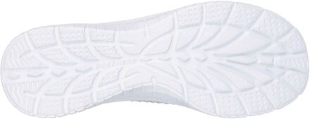 Skechers Virtue Icon Textiel Dames Witte/Zilveren Standaard Sneakers - maat EU 42 / UK 8
