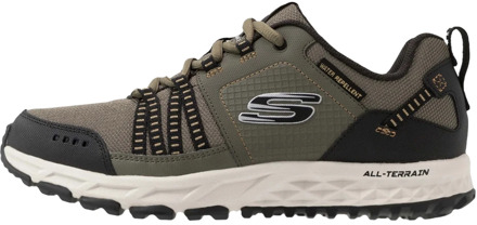 Skechers Wandelschoenen Escape Plan 51591/OLBK Zwart / Groen-42 maat 42