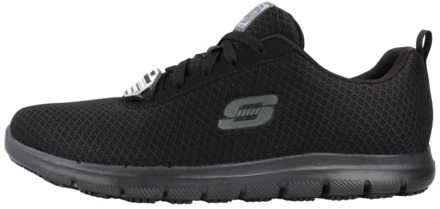 Skechers Work Ghenter Bronaugh sneakers zwart - Maat 40