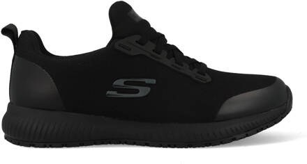 Skechers Work Squad Slipresistant Sneaker Dames Zwart